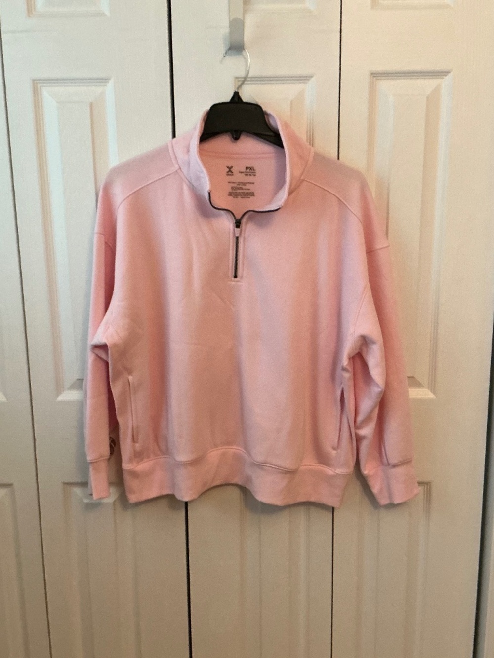Xersion Womens Super Soft Long Sleeve Qtr Zipper Active Hoodie